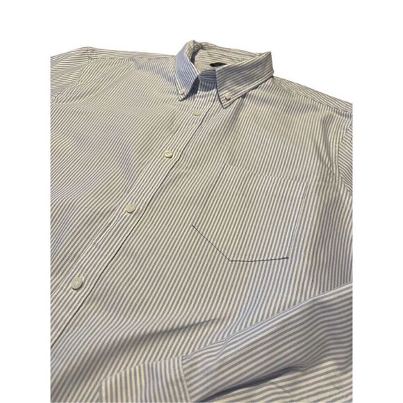 Nordstrom 1901 Long Sleeve Casual Dress Shirt Button Up Trim Fit Montlake Sz XXL - Picture 2 of 9